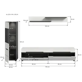 xonox.home MID.YOU Wohnkombination Canu - B/H/T: ca. 221.00x141.00x33.00