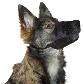 kerbl heimtier Kerbl Pet Nylon Maulkorb XL, schwarz 20 - 26 cm / 9,5 cm