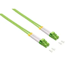 helos LWL Patchkabel LC/LC Duplex 50/125μm OM5 lindgrün 1,0m