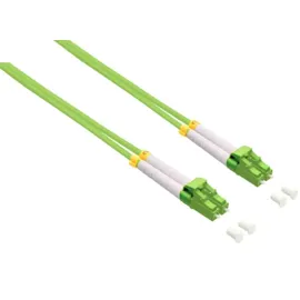 helos LWL Patchkabel LC/LC Duplex 50/125μm OM5 lindgrün 1,0m