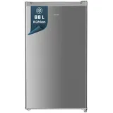 Homex CS1016 Kühlschrank (88 l, 850 mm hoch, Silber)