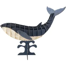 Fridolin 3D Papiermodell Blauwal