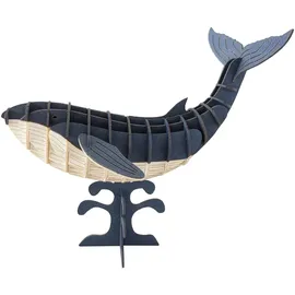 Fridolin 3D Papiermodell Blauwal