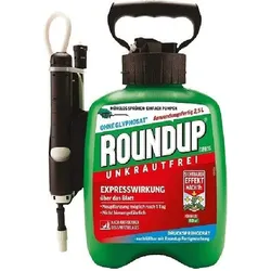 Roundup Express Unkrautfrei Drucksprüher 2,5L Anwendungsfertig