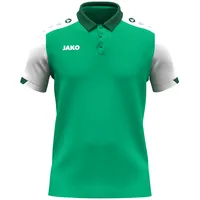 Jako Kinder Poloshirt Dynamic grün/weiß/dunkelgrün, 152