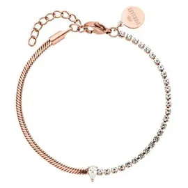 Purelei Fusion Armband rosa Edelstahl, Rosegold