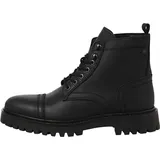 JACK & JONES Enzo Leather Herren Schwarz 46