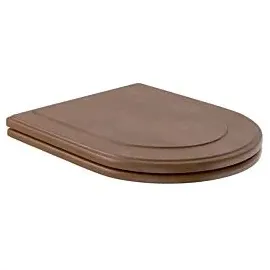 Villeroy & Boch WC-Sitz Hommage Birke, massiv/Nussbaum gebeizt