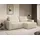 moeblo Ecksofa DENVER MINI – Ottomane beidseitig montierbar, Ecksofa aus Cord, Couch für Wohnzimmer, Schlafsofa Sofagarnitur Sofa Eckcouch L-For... - Beige