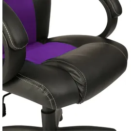 TRESKO Racing Chefsessel Schwarz Lila