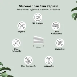 Nutri + Kilopurzler Glucomannan Kapseln 180 St.