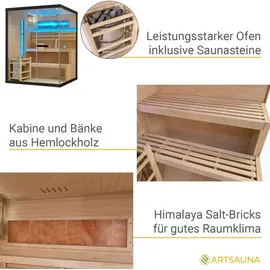 Artsauna Vantaa 150 mit Salzstein