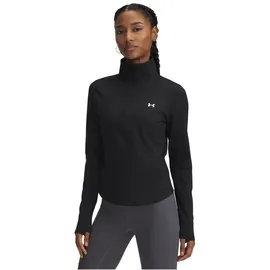 Under Armour Motion Langarm 1/2-Zip Trainingsshirt Damen 001 black/white M