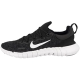 Nike Damen Free Run 5.0 Low Top, Black White Dark Smoke Grey, 35.5 EU - 35.5 EU