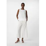 Comma, 7/8-Hose Leichte Culotte Weiß 40