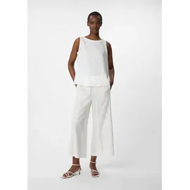 Comma, 7/8-Hose Leichte Culotte Weiß 40