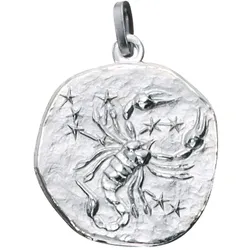 Sternzeichen-Anhänger JOBO "Sternzeichen Skorpion", silber (silber 925), Schmuckanhänger, Damen, Silber 925 (Sterlingsilber), 925 Silber