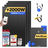 onPower: 2000 Watt Balkonkraftwerk - ohne Halterung / 4.22 kWh / 3m