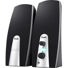 Trust 24660 Lautsprecherset 2.0 10W Schwarz/Silber