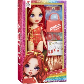 MGA Entertainment Rainbow High Swim & Style Fashion Doll- Ruby (Red)