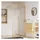 vidaXL Duschwand für Begehbare Dusche mit ESG Klarglas Golden 90x195cm