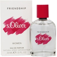 S.Oliver Friendship Women Eau de Parfum Natural Spray 30 ml rotes Logo