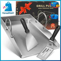 colcospie Grillplatte 40 x 30 cm Edelstahl/silber
