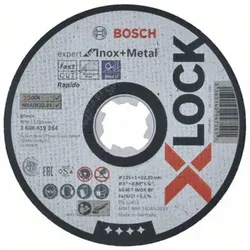 Bosch Power Tools X-LOCK Trennscheibe 125x1mm Rapido INOX 2608619264