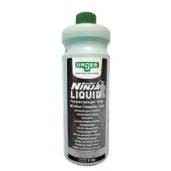UNGER Ninja Liquid Fensterreiniger Seife, Konzentrat FR10S , 1 Liter - Flasche