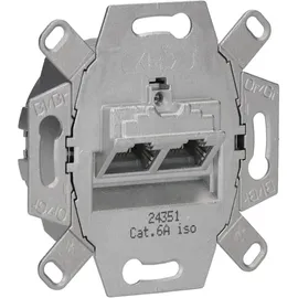 Jung UAE8-8UPOK6 Datendose Cat. 6 / Cat. 6A iso 2 x 8-pol. für 2 Terminals