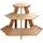 Promadino Blumentreppe Eckelement 87 x 59 cm Braun