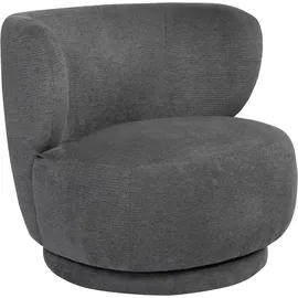 OTTO home Drehsessel ANNELIN Struktur-Bezug 76 x 70,5 x 78 cm grau drehbar