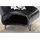 Wohnling Couchtisch Schwarz Mango 60 x 60 x 35 cm