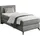 Jockenhöfer Boxspringbett Alinas, mit Topper", und Zierkissen, in unterschiedliche Farbvarianten und Breiten lieferbar, grau