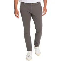 Cross Jeans Herren SLIM TAPERED CHINO Hose Tapered Fit Grau Anthracite Tapered Fit Grau 066 Normaler Bund Reißverschluss W 29 L 34