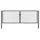 GAH Alberts Doppeltor Flexo Plus 400 x 140 cm Grau/Metall
