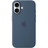 Apple Silikon Case mit MagSafe für iPhone 16 Denim