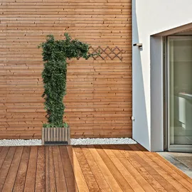 Relaxdays Rankgitter ausziehbar 180 x 30 cm Braun