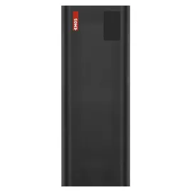 EMOS Powerbank 27 000 mAh NTBF30 - externer Akku mit Passthrough und Fast-Charging 100W PD - 2X USB-C/USB-A-Port inkl. Ladekabel - für Tablet, Laptop, iPad, Handy, Kamera, Soundbox - schwarz