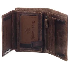 GREENLAND Nature MASCU & LINE Geldbörse unisex braun