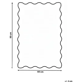 Beliani Nangal Grün 90 x 60 cm