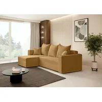 Beautysofa Ecksofa mit Schlaffunktion HAMLET Poso 01 (L-förmig) -