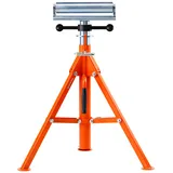 VEVOR Rollenständer 1134kg Tragfähigkeit Rollenbock #45 Stahl Rollbock Höhenverstellbar von 700 bis 1320mm Klappbock Unterstellbock Arbeitsbock Montagebock für Tischsäge Hobelmaschine Schleifmaschine