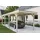 SKANHOLZ Carport Grunewald 3,21 x 7,96 m unbehandelt mit Aluminiumdach