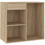 vidaXL Kosmetikschrank Sonoma-Eiche 80x40x75 cm Holzwerkstoff