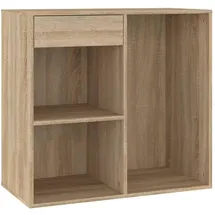 vidaXL Kosmetikschrank Sonoma-Eiche 80x40x75 cm Holzwerkstoff