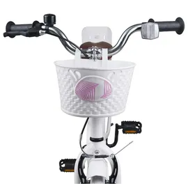 vidaXL Kinderfahrrad 18 Zoll weiß