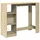 vidaXL Bartisch mit Regal 124 x 46 x 103,5 cm Braun