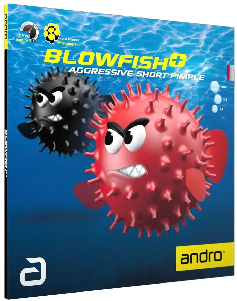andro Belag Blowfish+ schwarz MAX