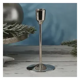 MARELIDA Stabkerzenhalter Kerzenständer - Metall H: 15,5cm